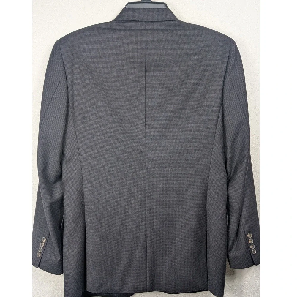 Gieves & Hawkes Blazer Men 38R Gray Wool Cashmere 3-Button Sport Coat Savile Row